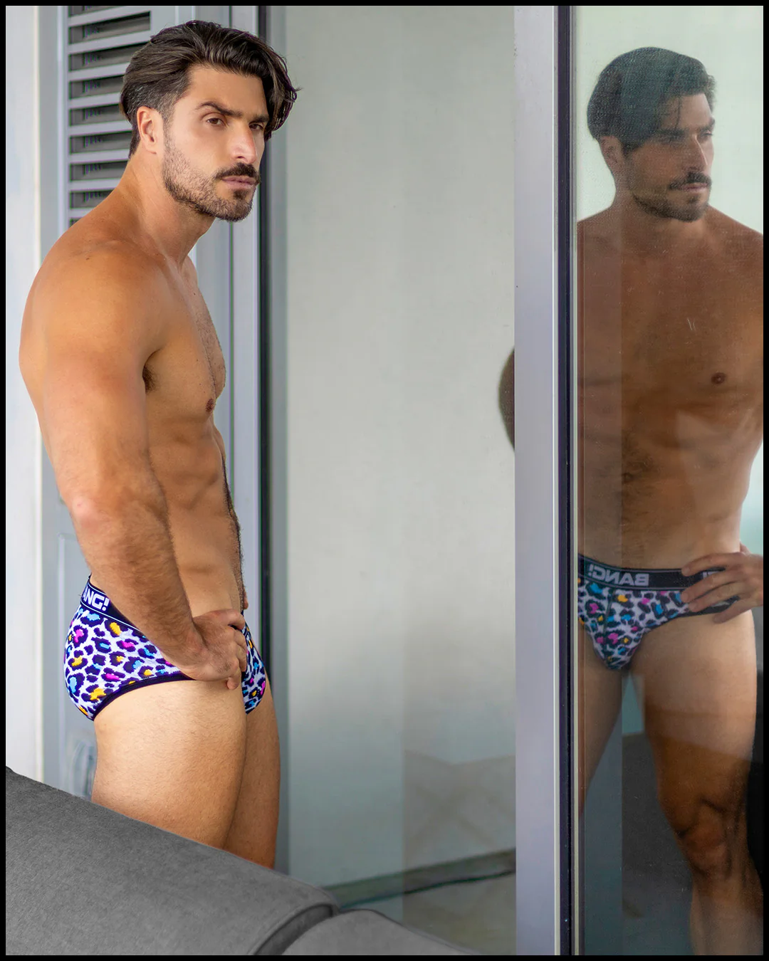 8-BIT POP LEOPARD - Cotton Brief - Image 7