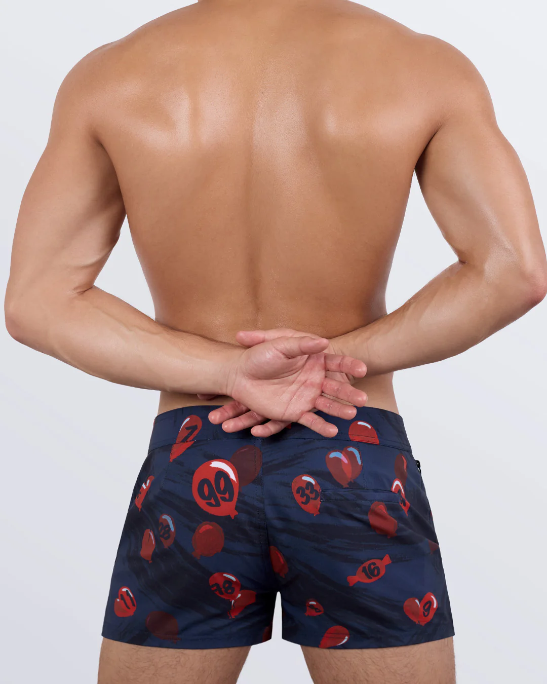 99 RED BALLOONS - Beach Shorts - Image 2