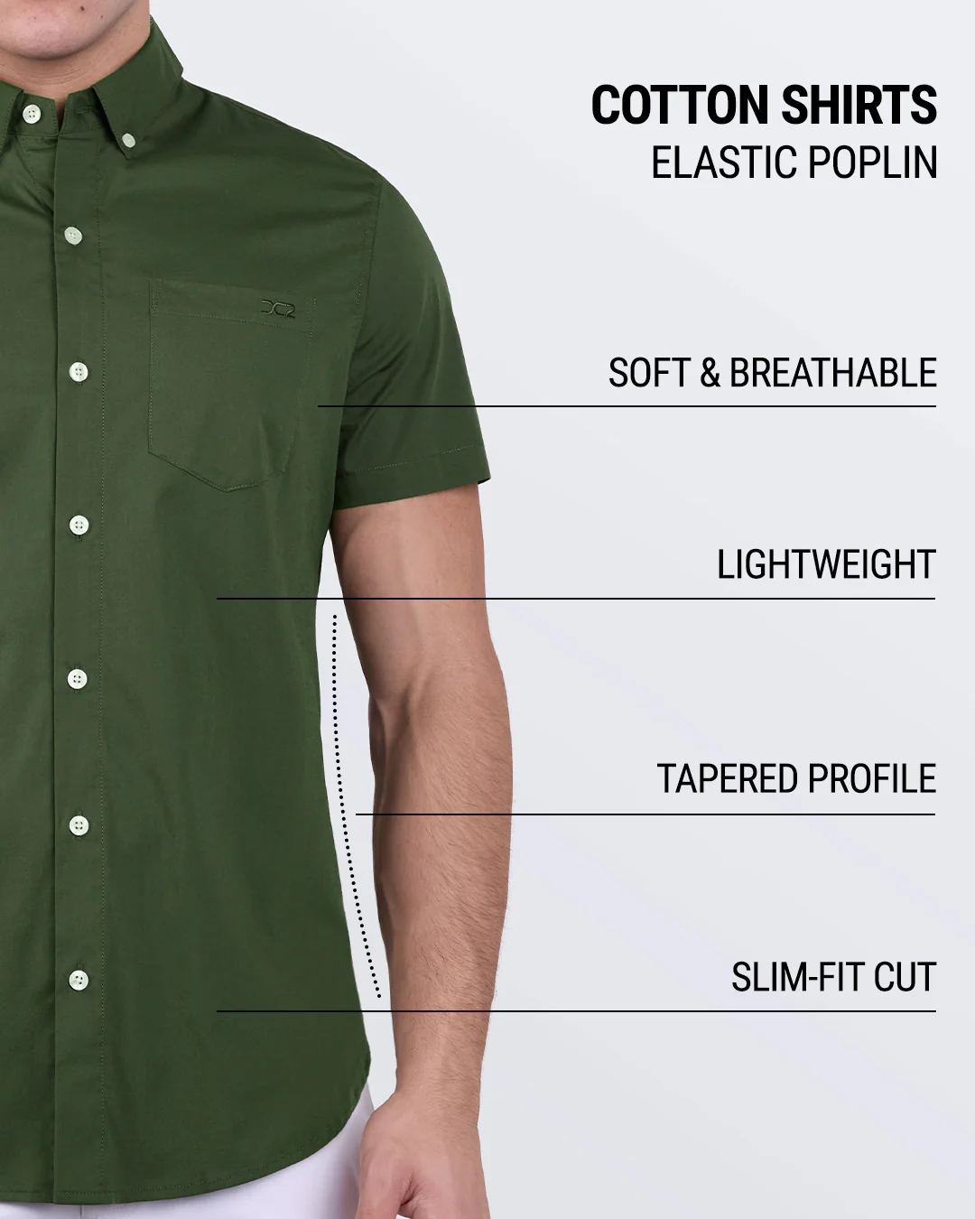 ALPHA GREEN - Cotton Shirt | DC2 - Image 4