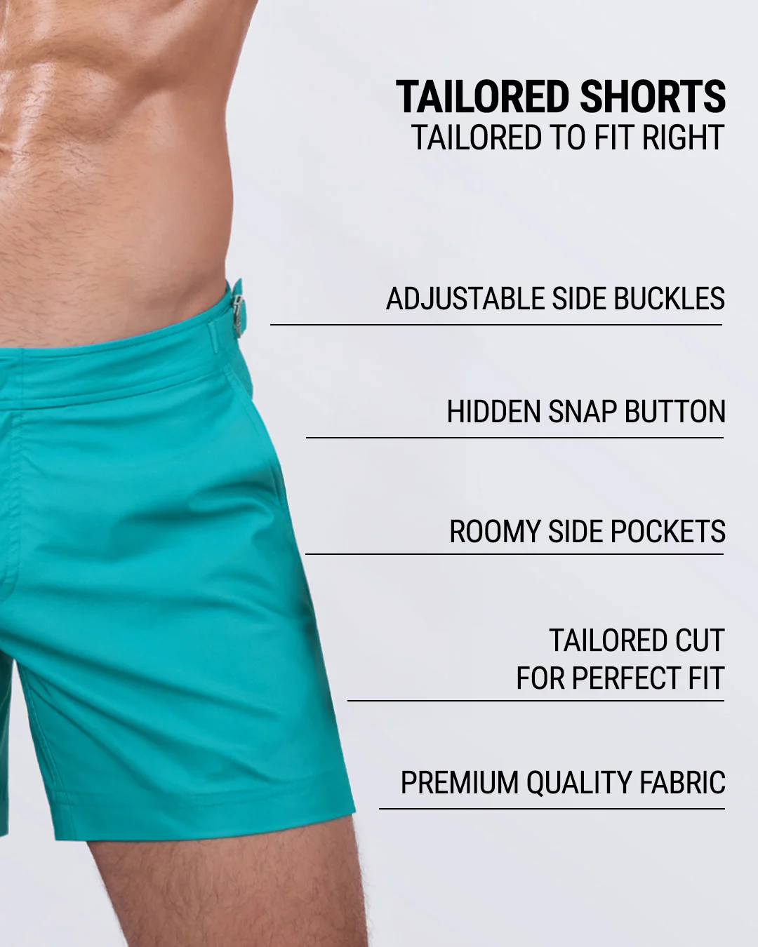 ATLANTIS - Tailored Shorts | DC2 - Image 4