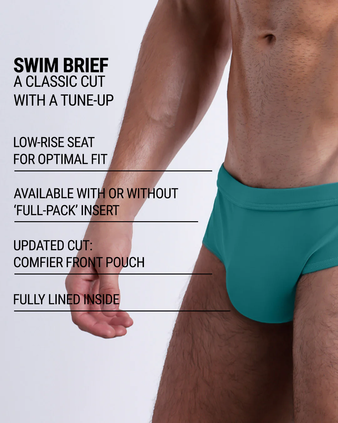 ATLANTIS TEAL - Swim Brief | DC2 - Image 5