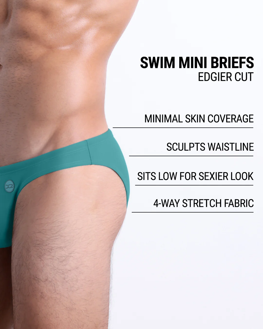 ATLANTIS TEAL - Swim Mini Brief | DC2 - Image 4