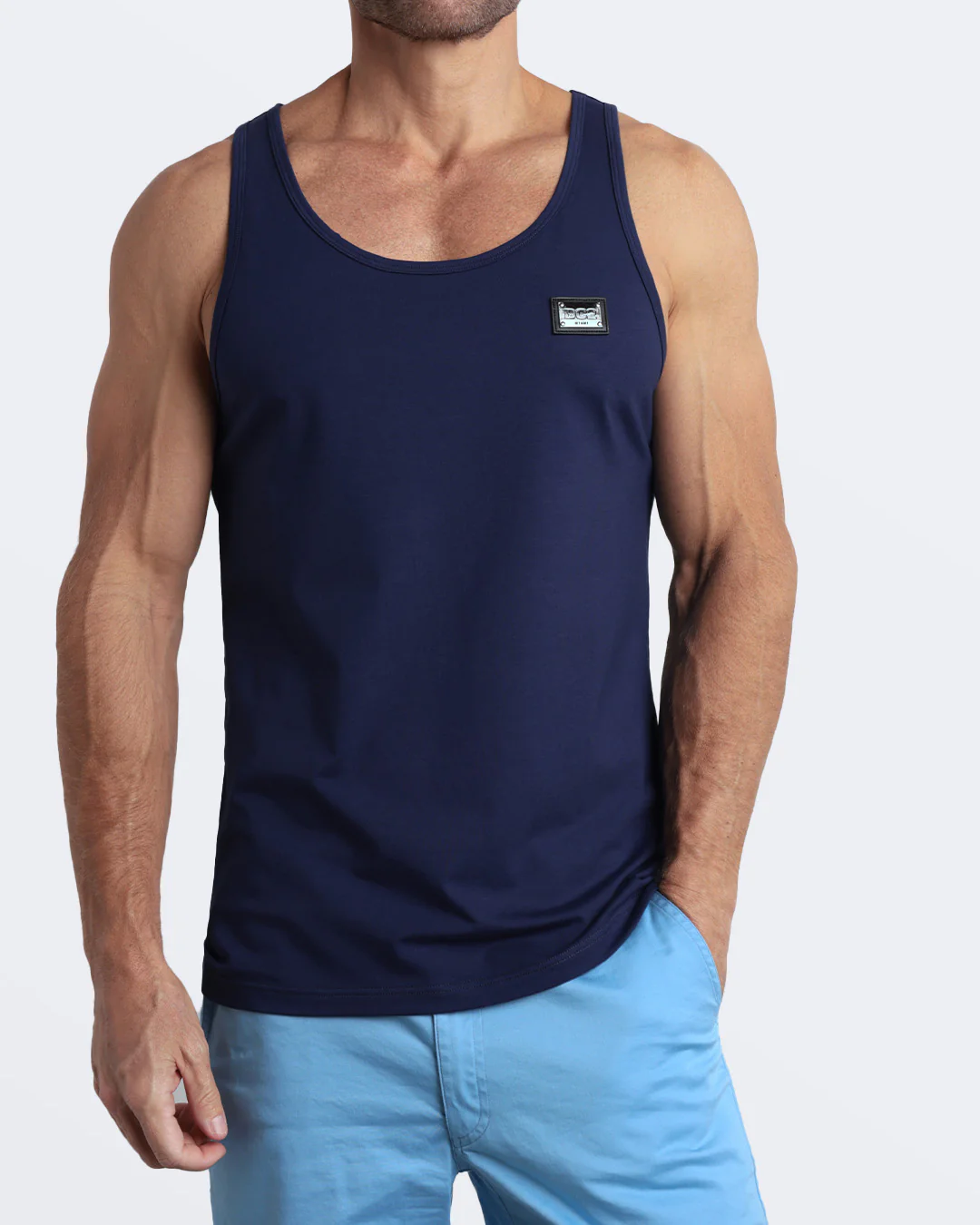 BE MY NAVY - Modal Cotton Tank Top | DC2 - Image 4