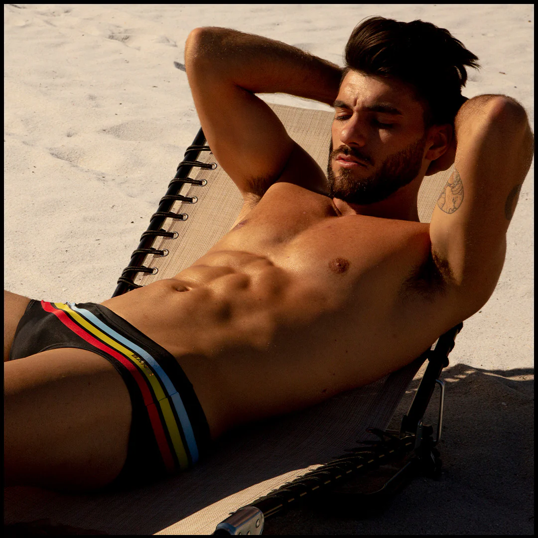 BIONIC STRIPES - Swim Brief - Image 8