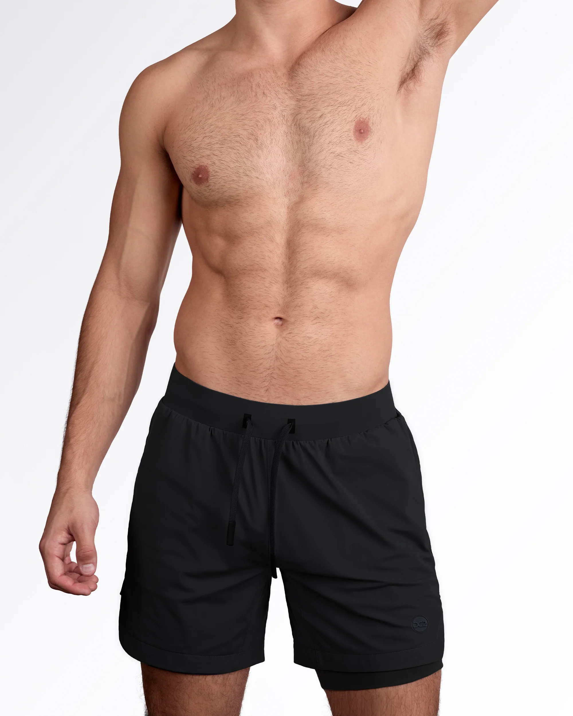 BLACK - Endurance Shorts Lined 2-in-1 | DC2 - Image 2