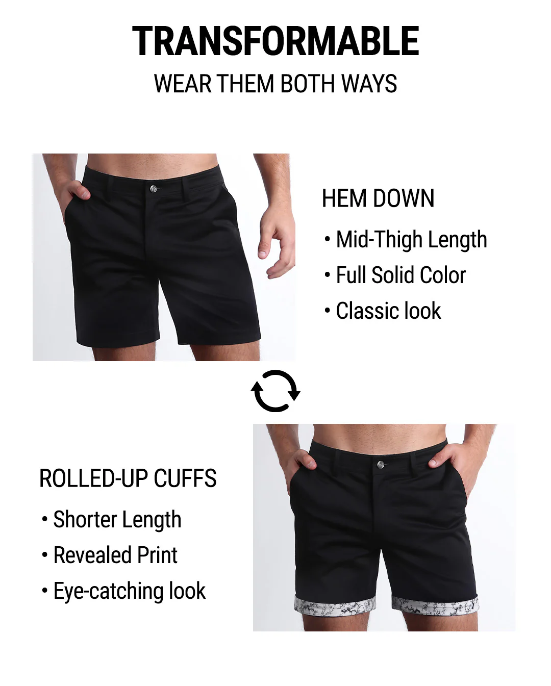 BLACK FOR GOOD - Street Shorts | DC2 - Image 6