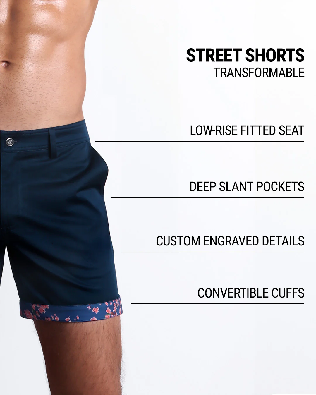 BLOOMING BLUE - Street Shorts | DC2 - Image 5
