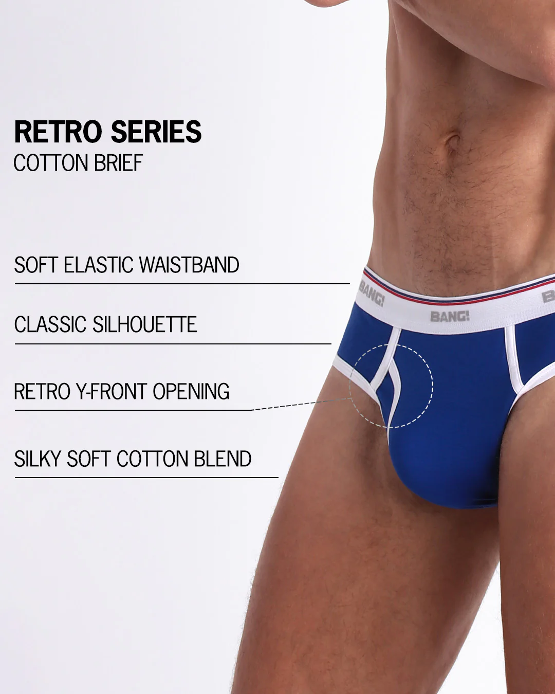BLUE AMBITION - Cotton Brief | Retro - Image 5