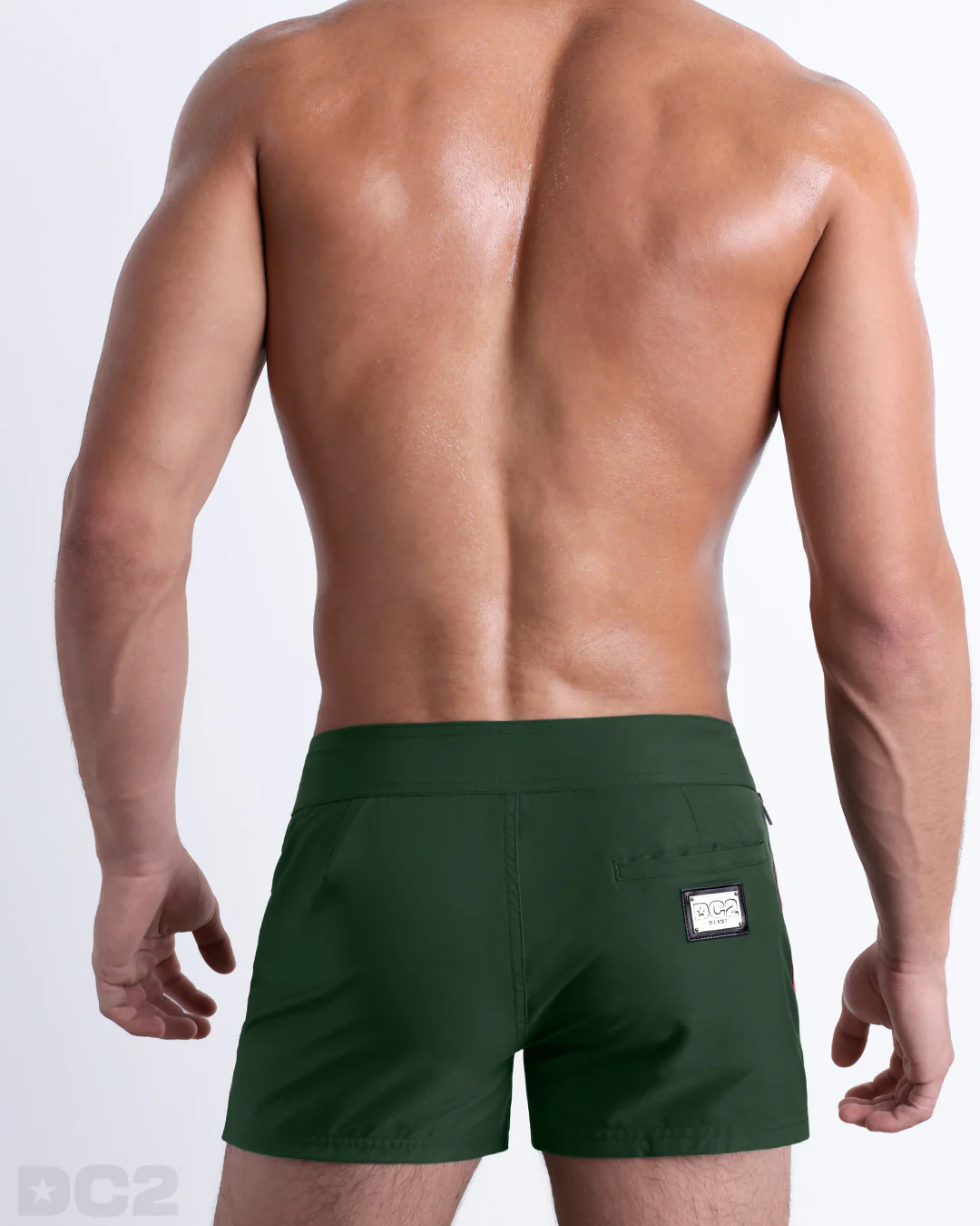BRAVE GREEN - Beach Shorts | DC2 - Image 3