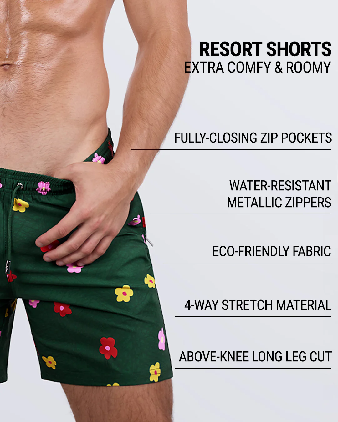 BUY MYSELF FLOWERS - Resort Shorts | DC2 - Image 4