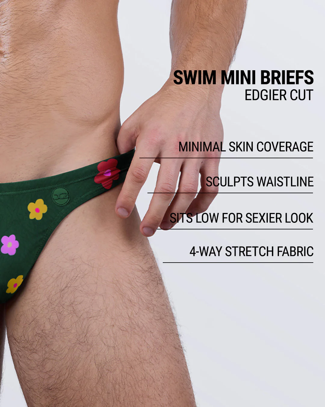 BUY MYSELF FLOWERS - Swim Mini Brief | DC2 - Image 5