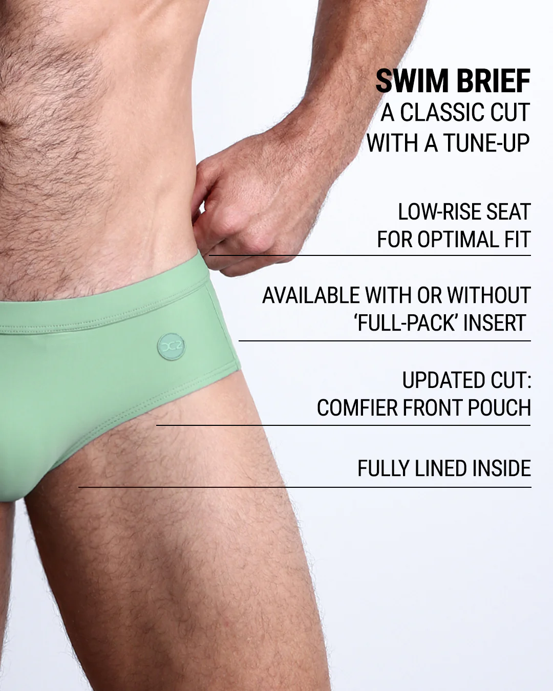 CABANA GREEN - Swim Brief | DC2 - Image 5