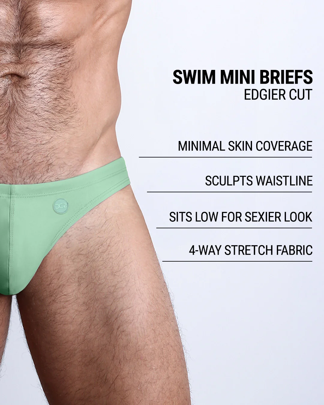 CABANA GREEN - Swim Mini Brief | DC2 - Image 4
