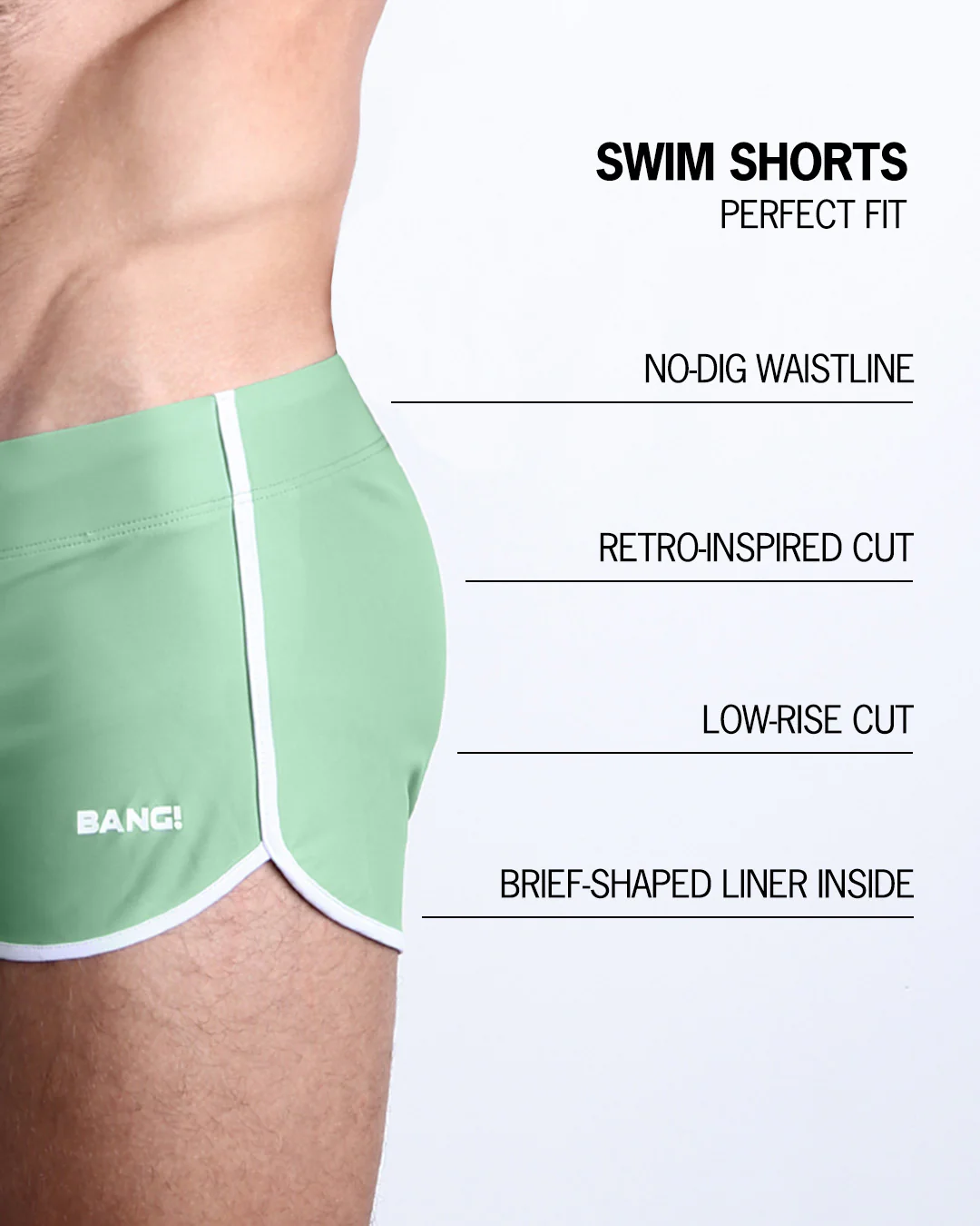 CABANA GREEN - Swim Shorts - Image 4