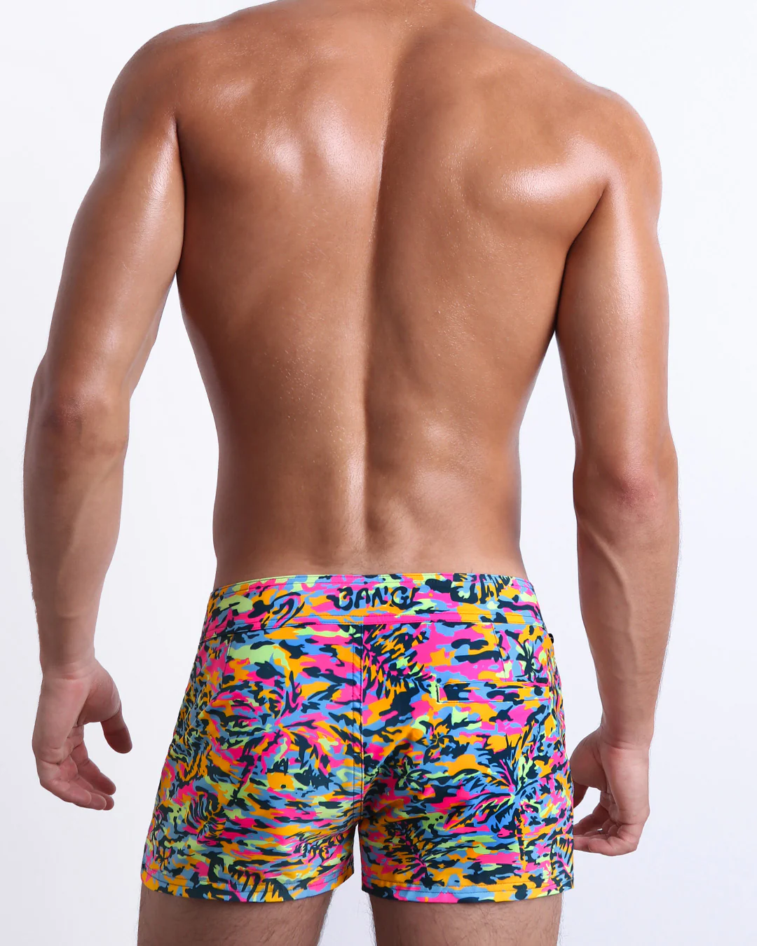 CAMO POP (NEON MIX) - Beach Shorts - Image 3