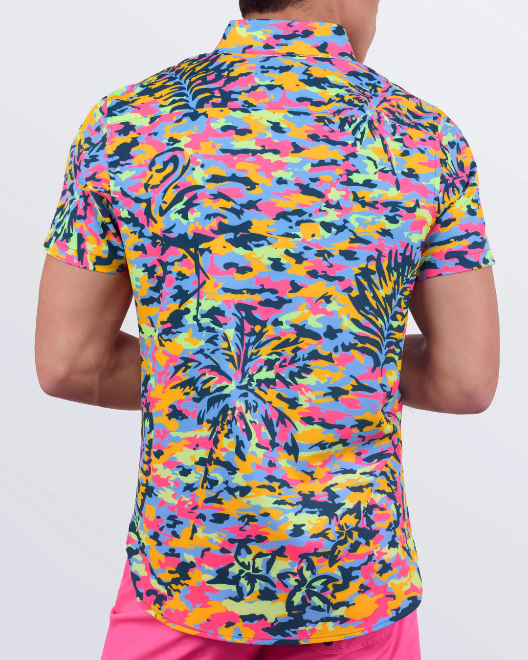 CAMO POP (NEON MIX) - Stretch Shirt - Image 2