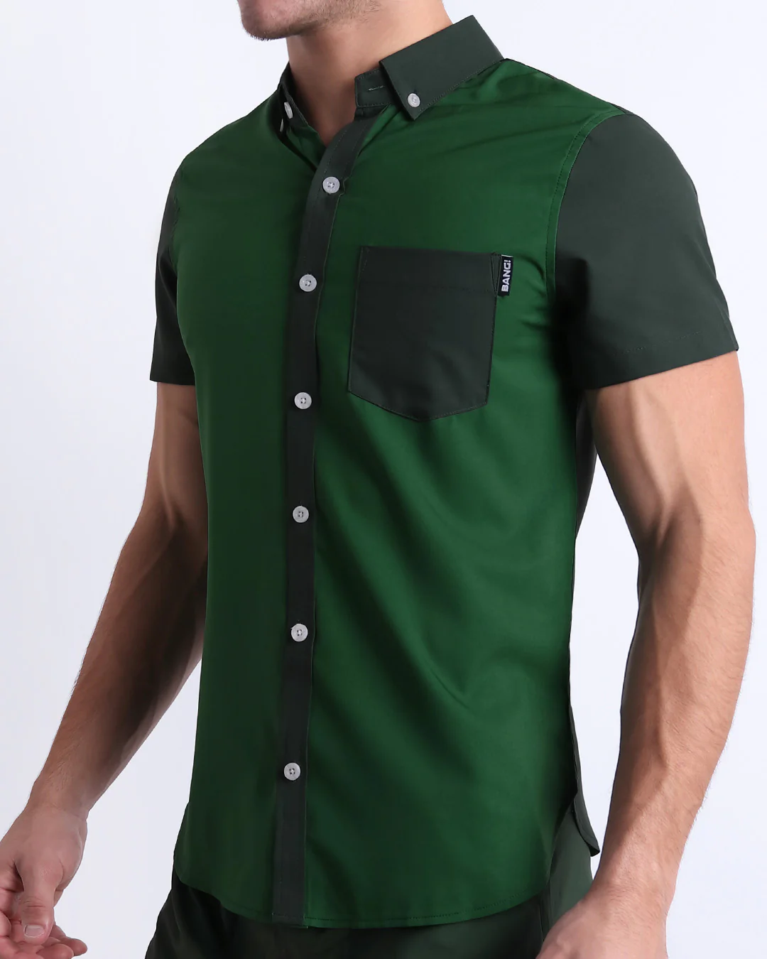 CASINO ROYALE (GREEN) - Stretch Shirt - Image 2
