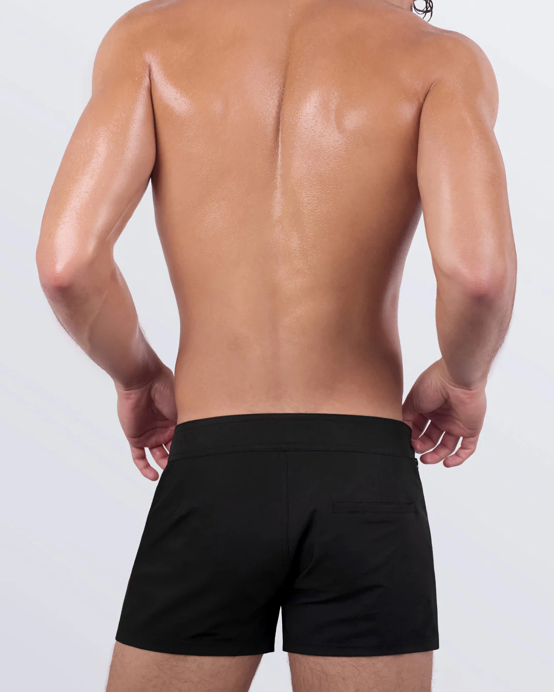 CASINO ROYALE (LEOPARD + BLACK) - Beach Shorts - Image 3