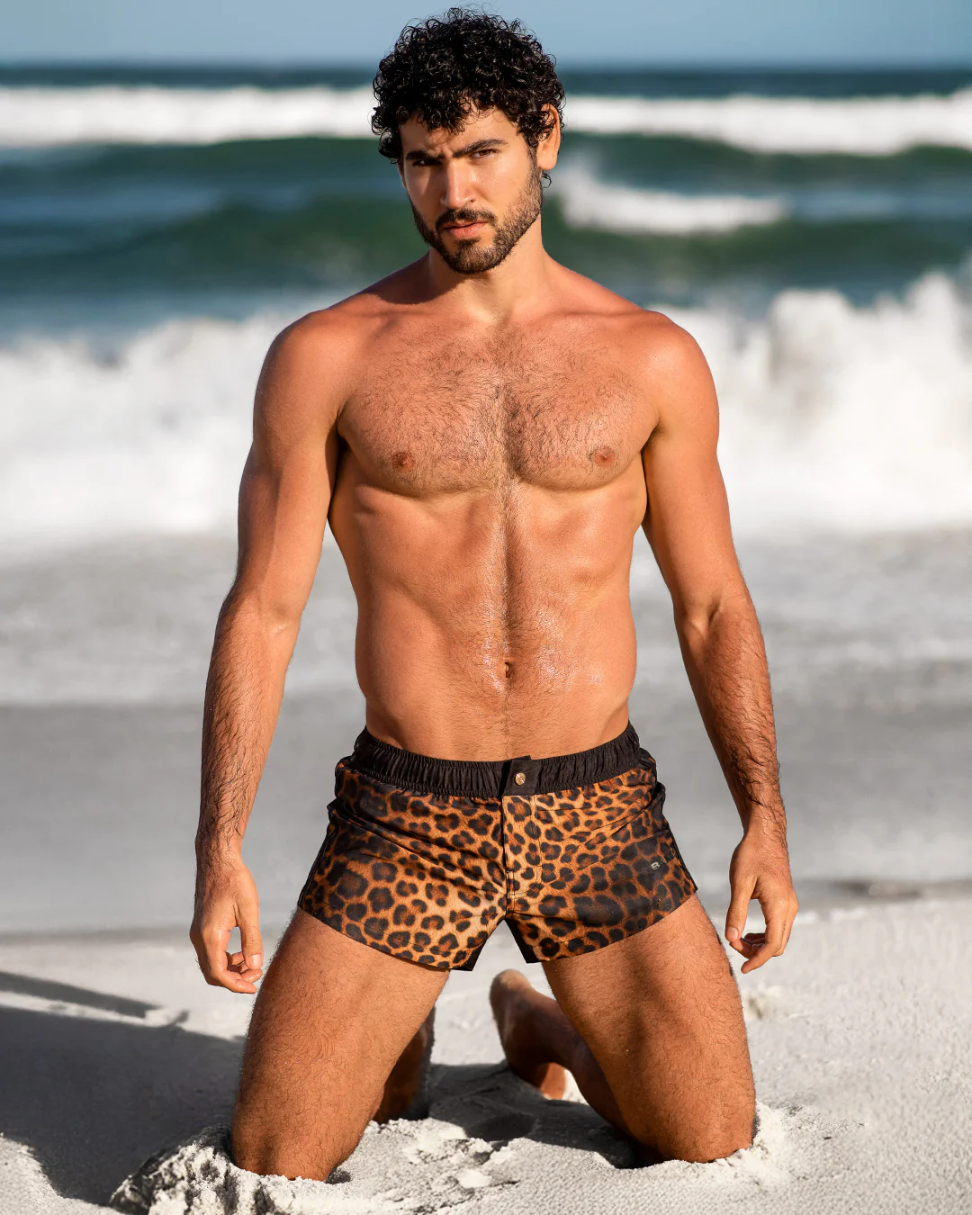 CASINO ROYALE (LEOPARD + BLACK) - Mini Shorts - Image 6