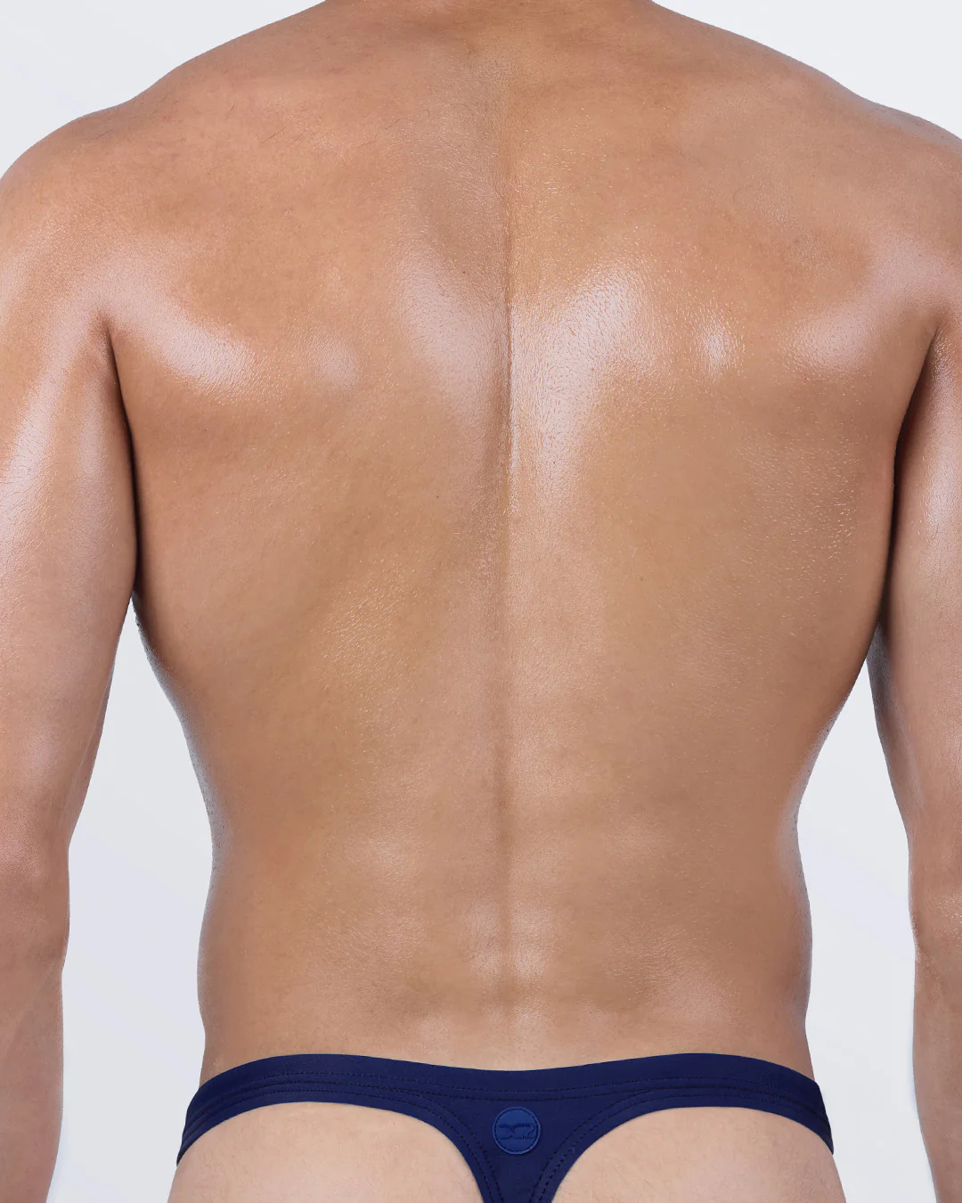 CASINO ROYALE (WHITE + NAVY BLUE) - Swim Thong - Image 3