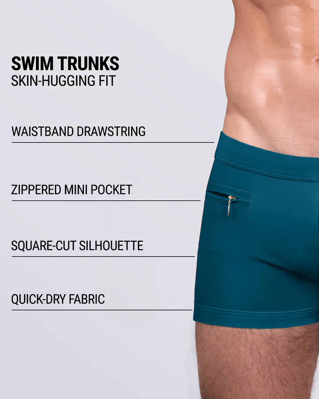 CHIC TEAL - Swim Trunks | DC2 - Image 4