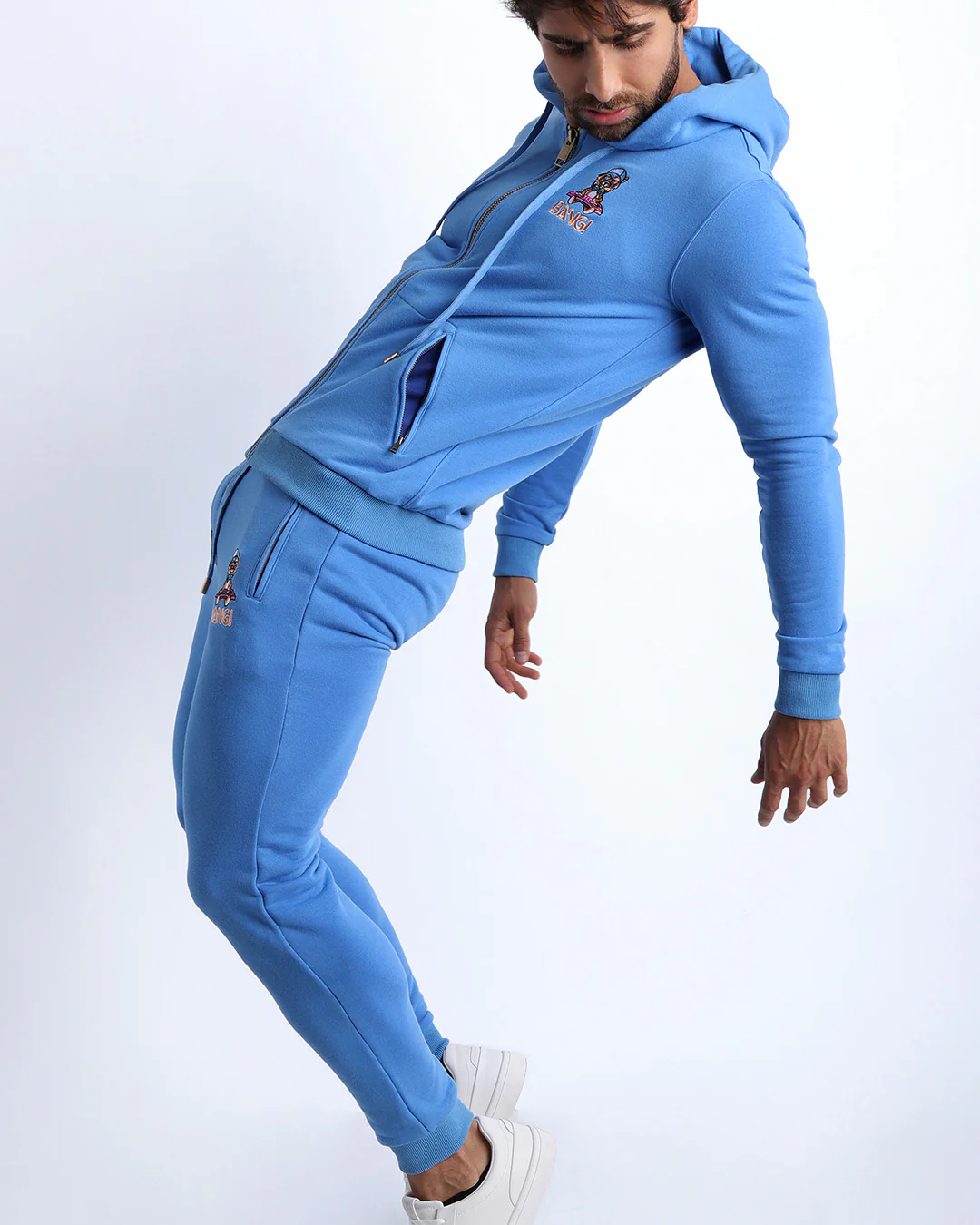 CITY BLUE - Tracksuit Hoodie Jacket - Image 4