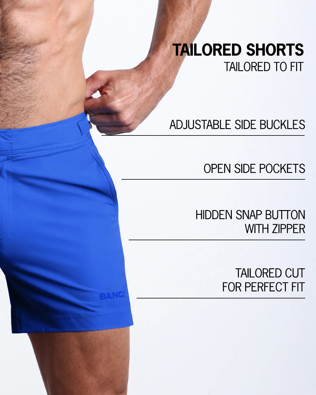 CLUB BLUE - Tailored Shorts - Image 4
