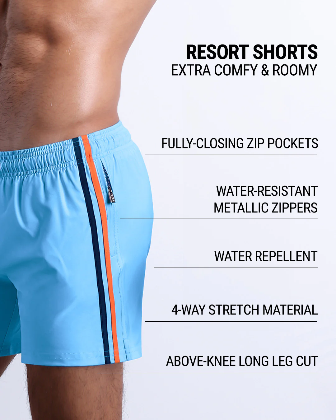 COASTAL BLUE - Resort Shorts | DC2 - Image 4