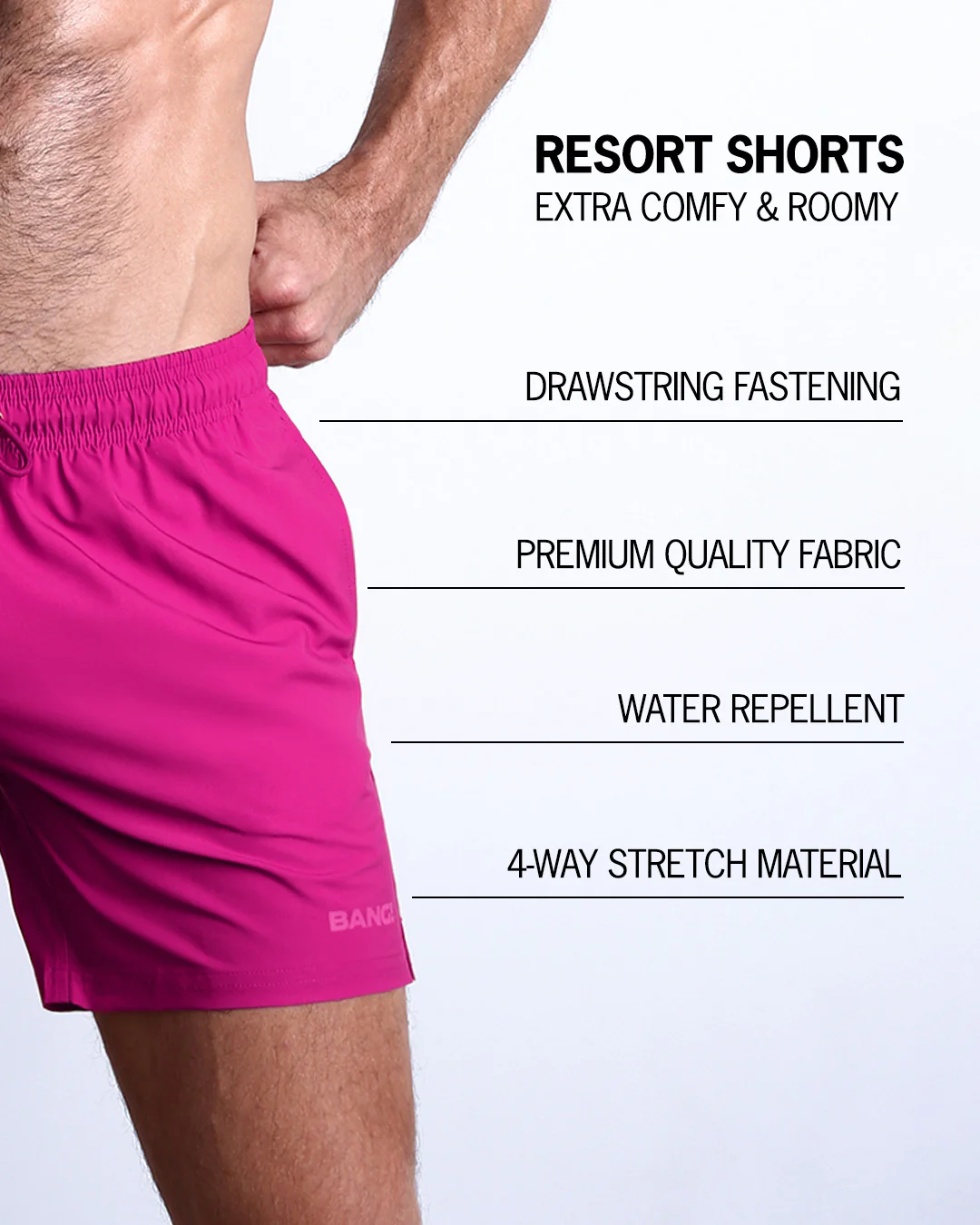 CONFESS MAGENTA - Resort Shorts - Image 5