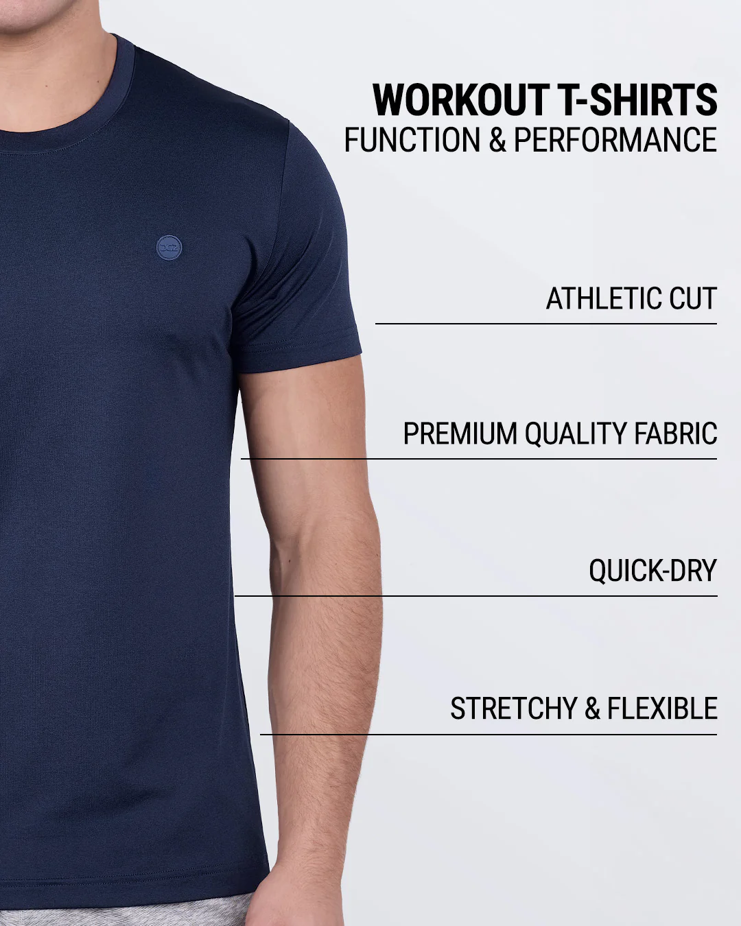 CORE BLUE - Fitness T-Shirt | DC2 - Image 4