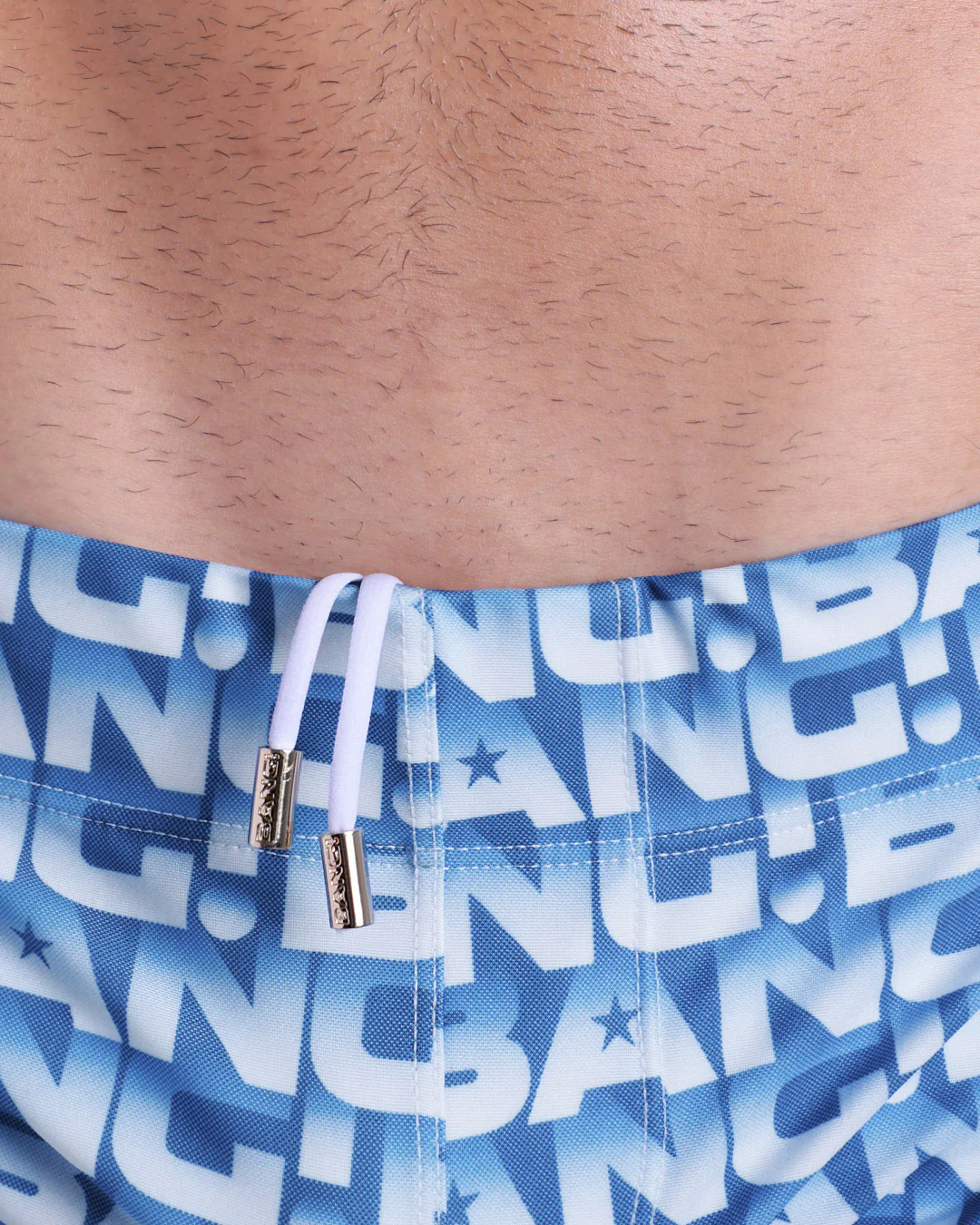 ESCAPADE (BLUE/WHITE) - Swim Shorts - Image 4
