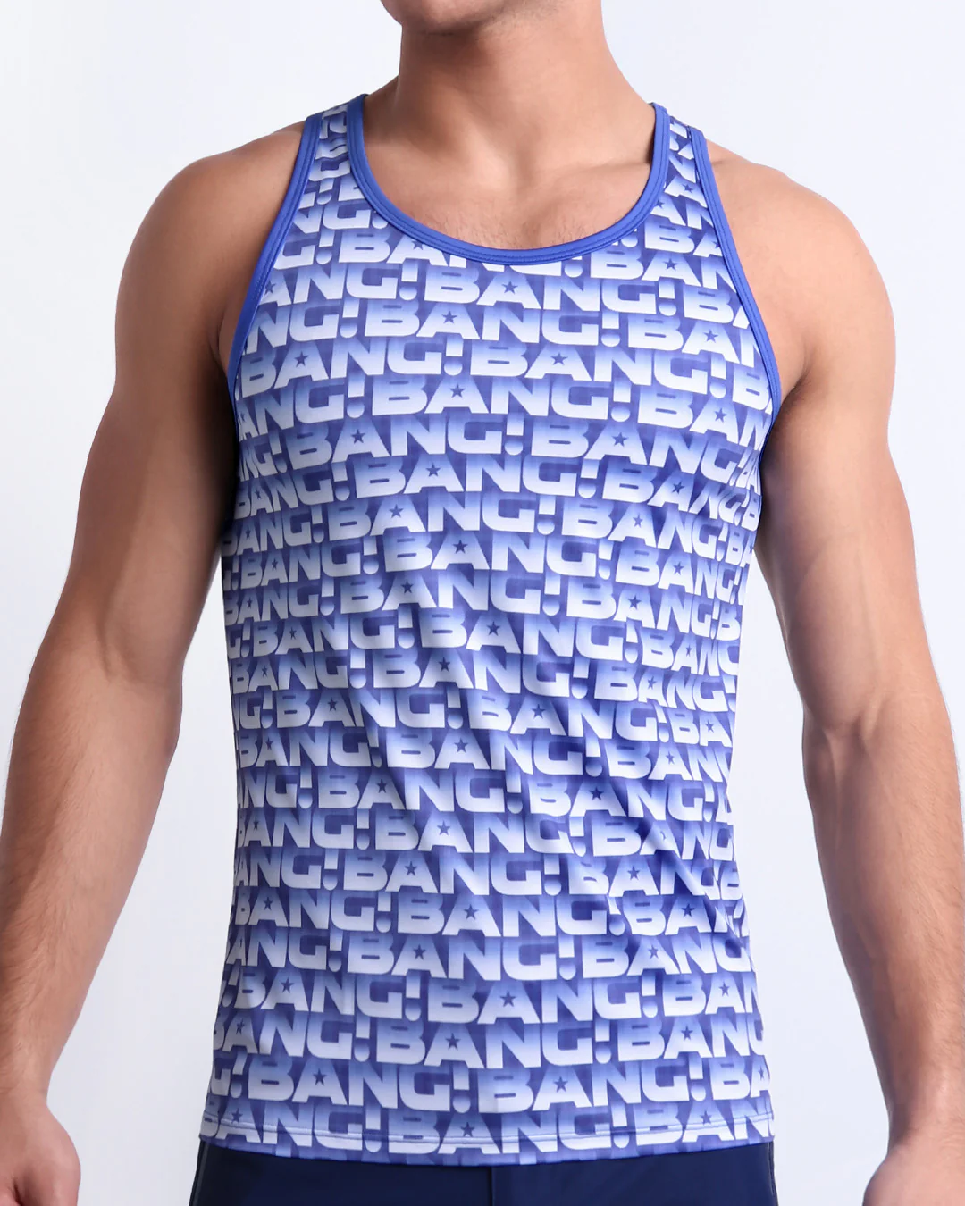 ESCAPADE (BLUE/WHITE) - Tank Top