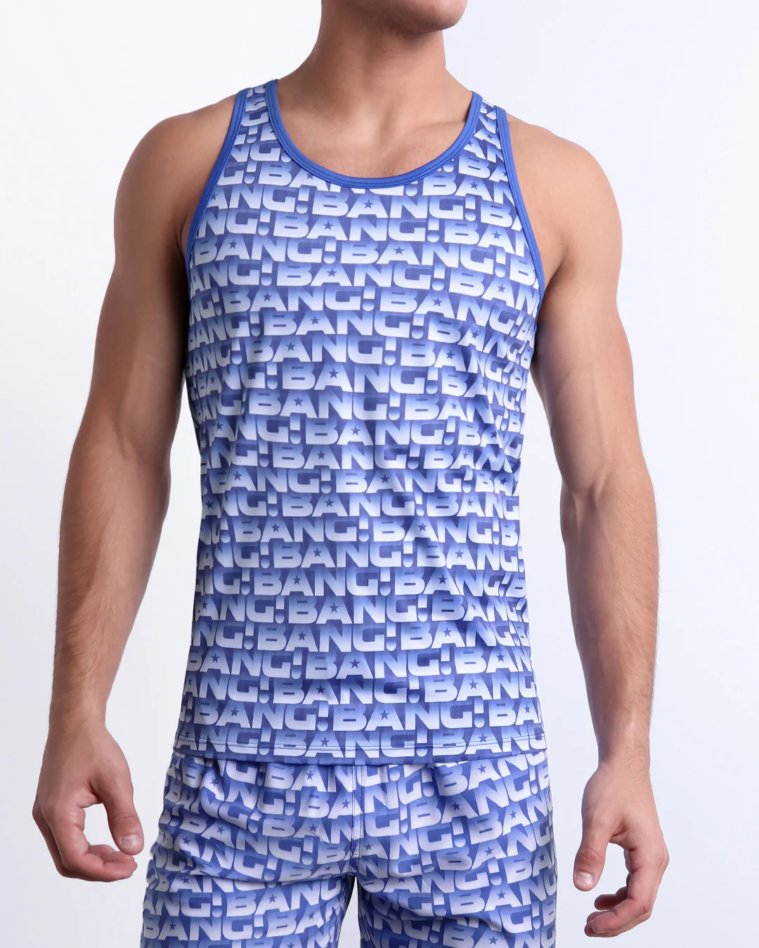 ESCAPADE (BLUE/WHITE) - Tank Top - Image 4