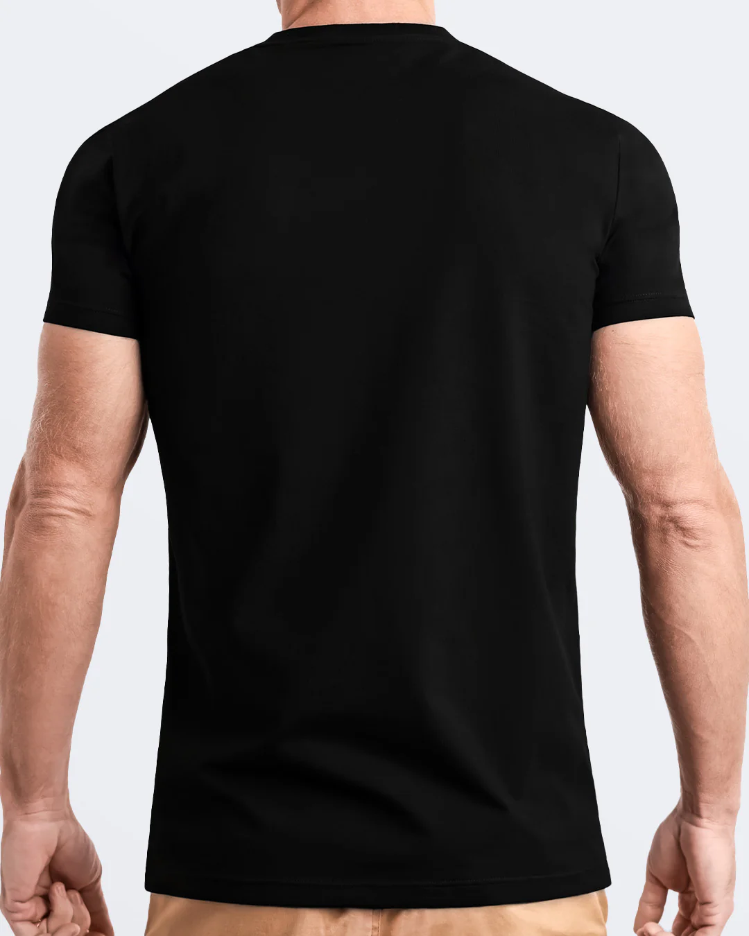 EXACT BLACK - Modal Cotton T-Shirt | DC2 - Image 4