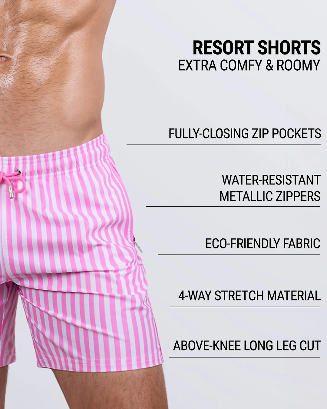 FAST LINES (CHILL PINK) - Resort Shorts | DC2 - Image 4
