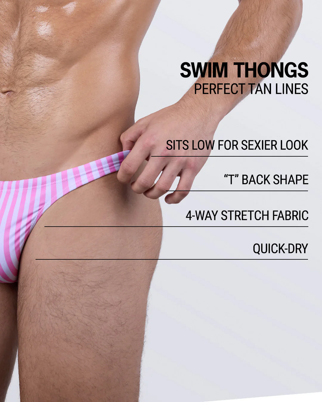 FAST LINES (CHILL PINK) - Swim Thong | DC2 - Image 4
