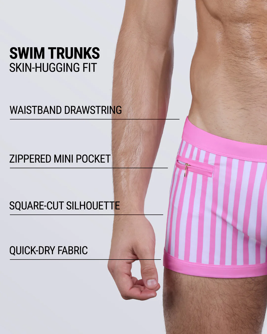 FAST LINES (CHILL PINK) - Swim Trunks | DC2 - Image 4