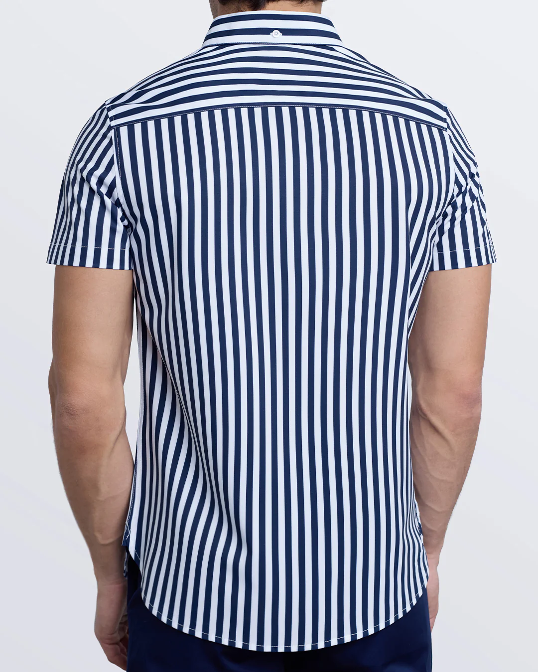 FAST LINES (NAVY BLUE) - Stretch Shirt | DC2 - Image 2