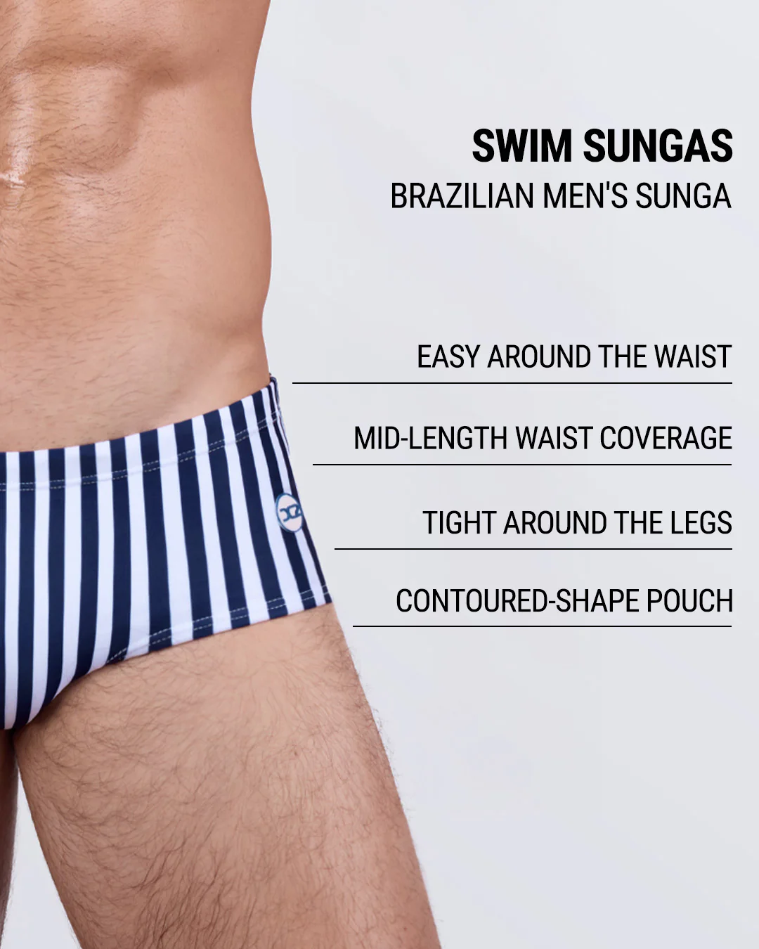 FAST LINES (NAVY BLUE) - Swim Sunga | DC2 - Image 4