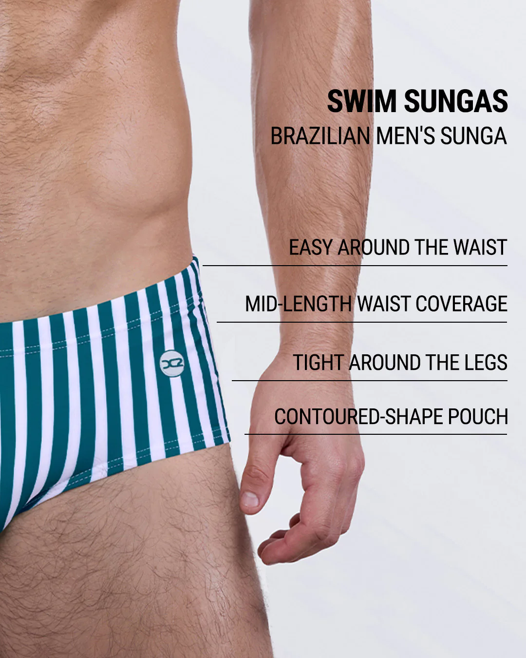 FAST LINES (PACIFIC GREEN) - Swim Sunga | DC2 - Image 4