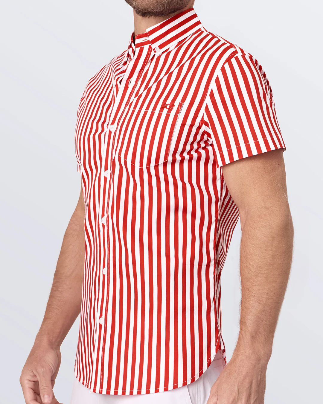 FAST LINES (RAPID RED) - Cotton Shirt | DC2 - Image 2