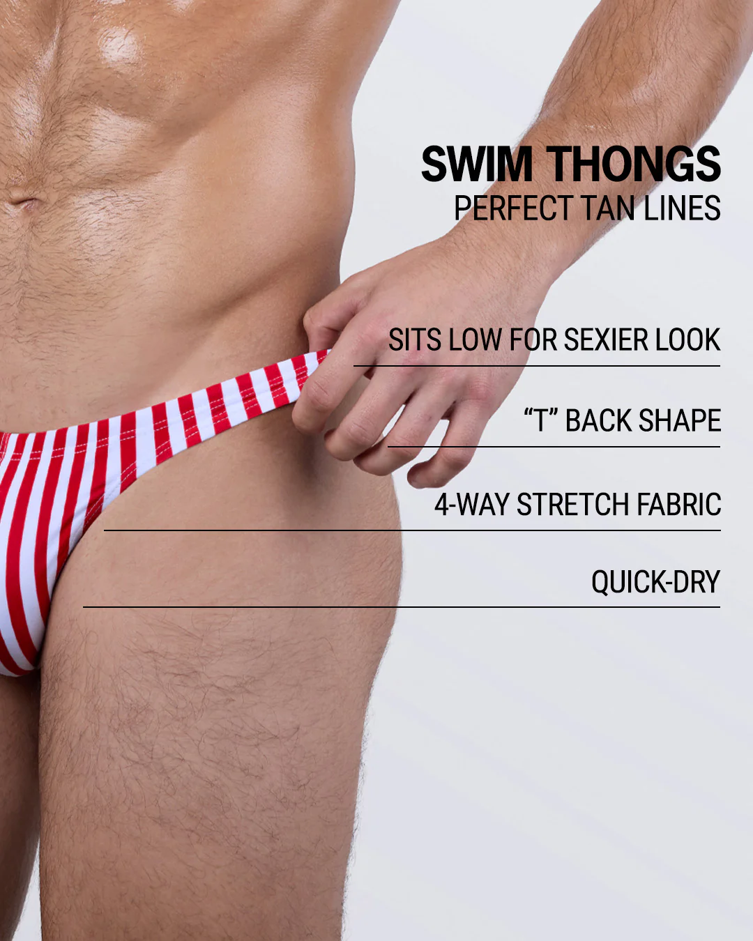 FAST LINES (RAPID RED) - Swim Thong | DC2 - Image 4