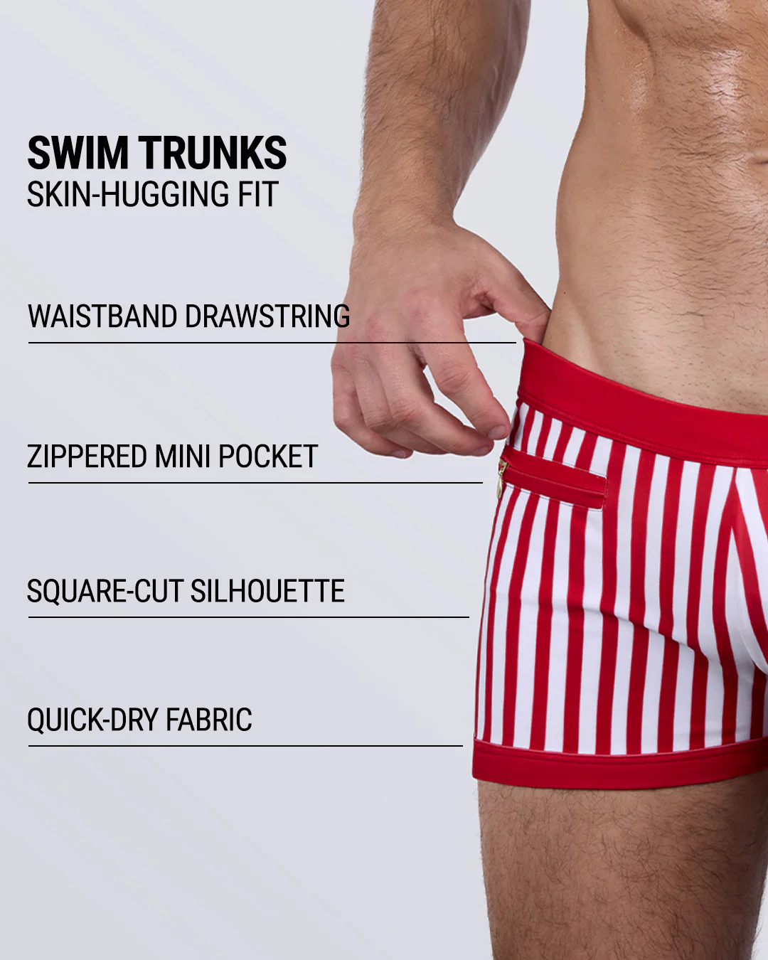 FAST LINES (RAPID RED) - Swim Trunks | DC2 - Image 4