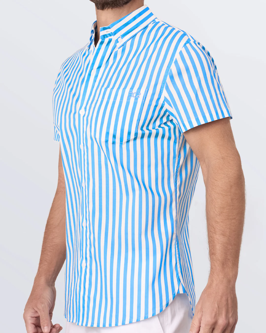FAST LINES (SKY BLUE) - Cotton Shirt | DC2 - Image 2