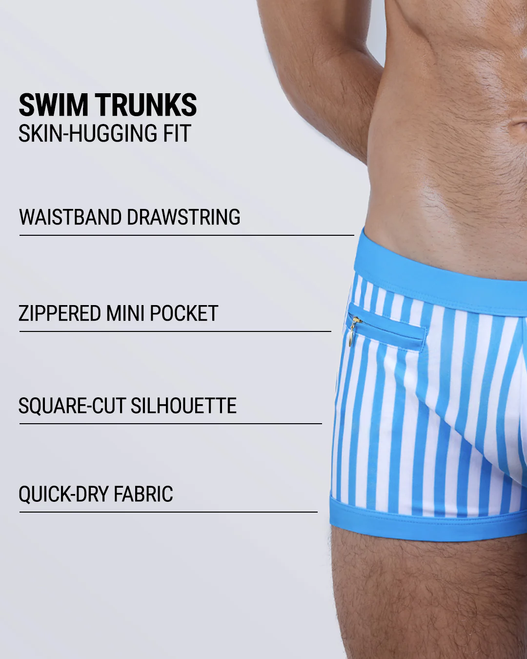 FAST LINES (SKY BLUE) - Swim Trunks | DC2 - Image 4