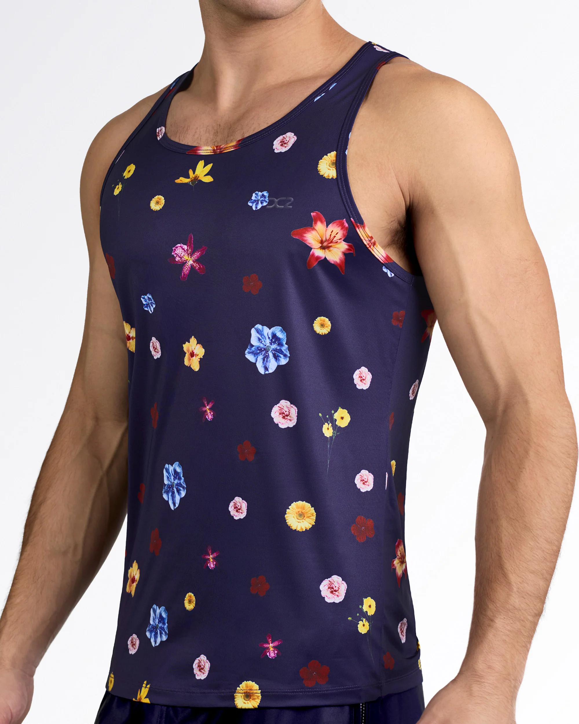 FLOWER POWERS (BLUE) - Tank Top | DC2 - Image 3