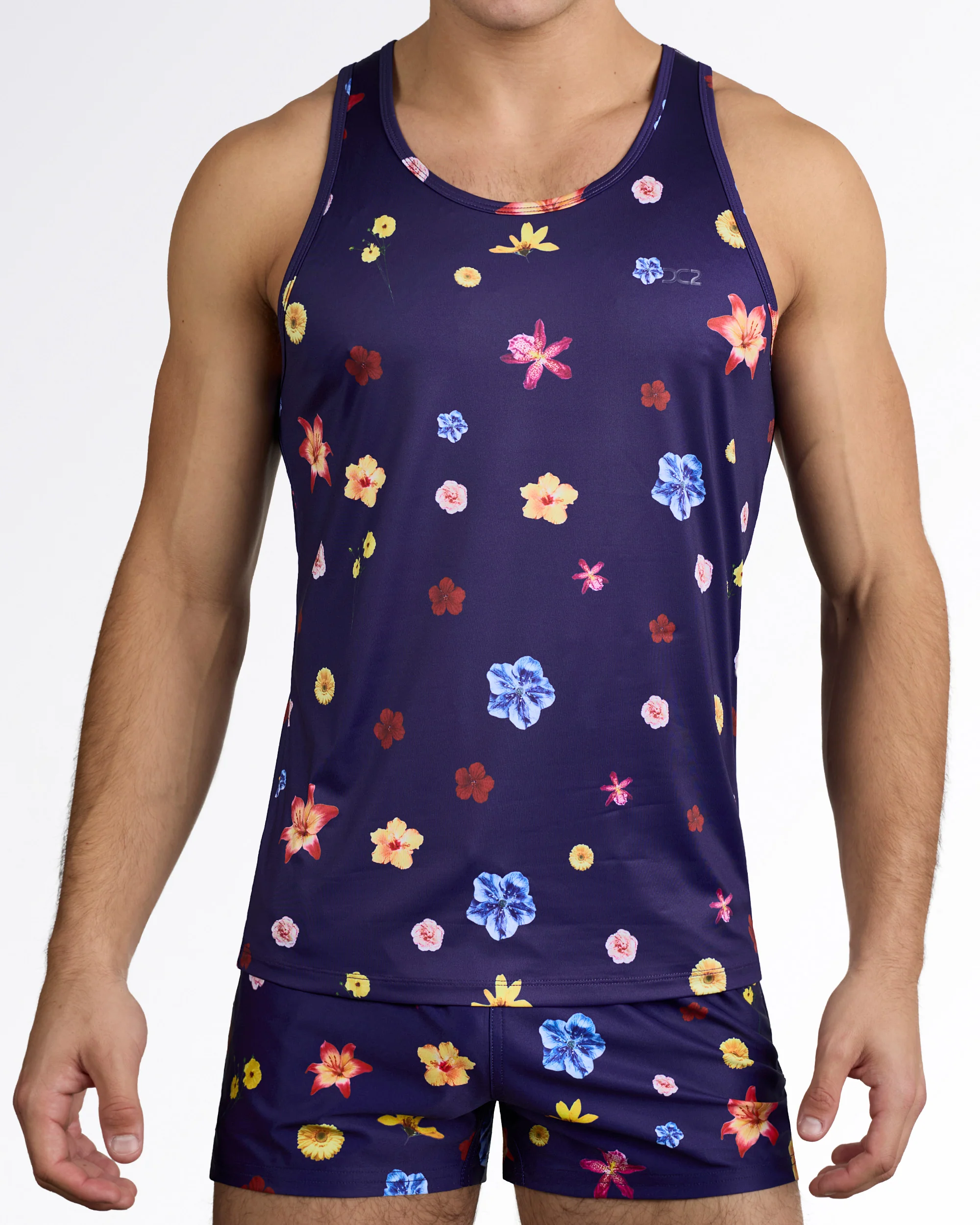 FLOWER POWERS (BLUE) - Tank Top | DC2 - Image 4