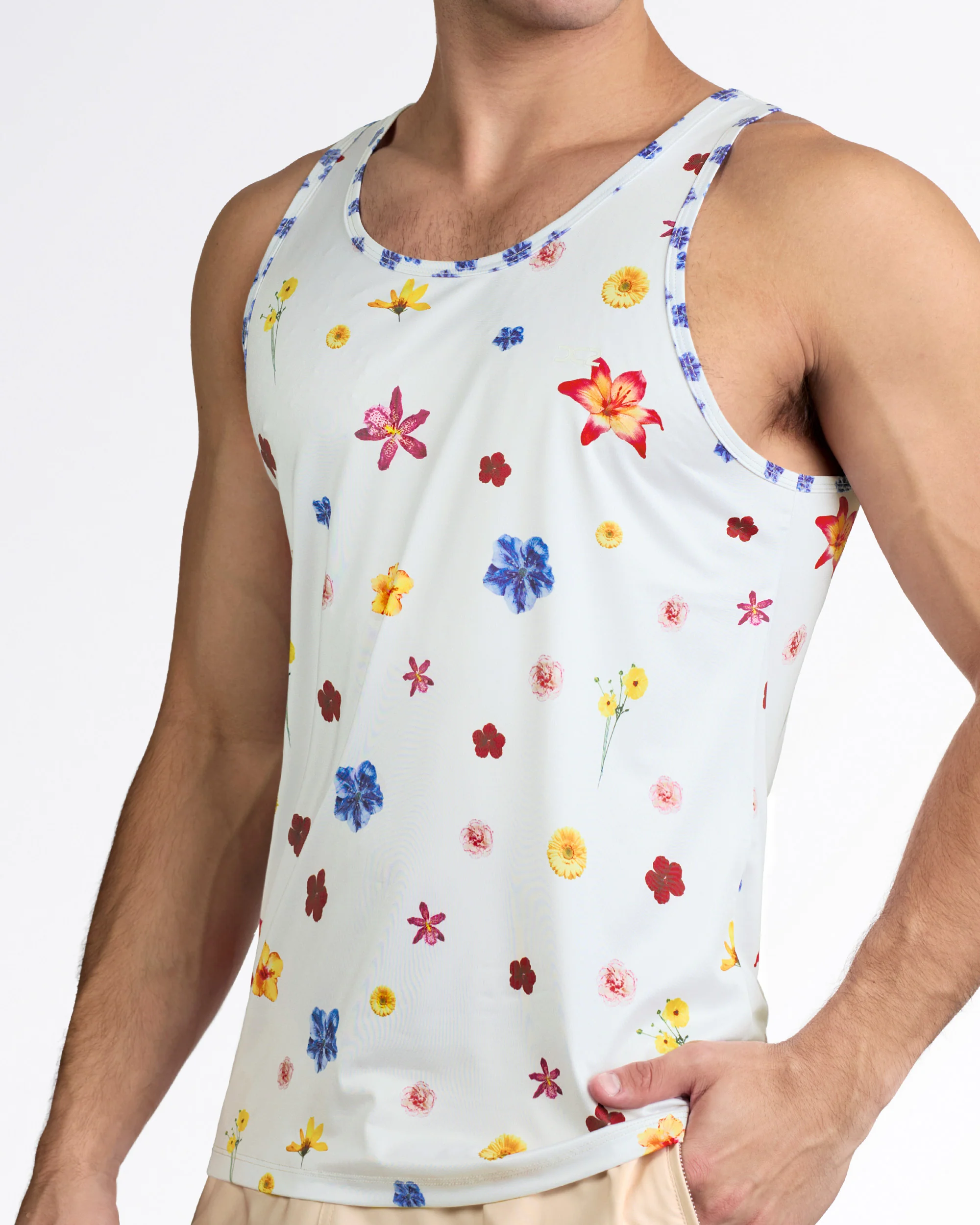 FLOWER POWERS (CREAM) - Tank Top | DC2 - Image 4