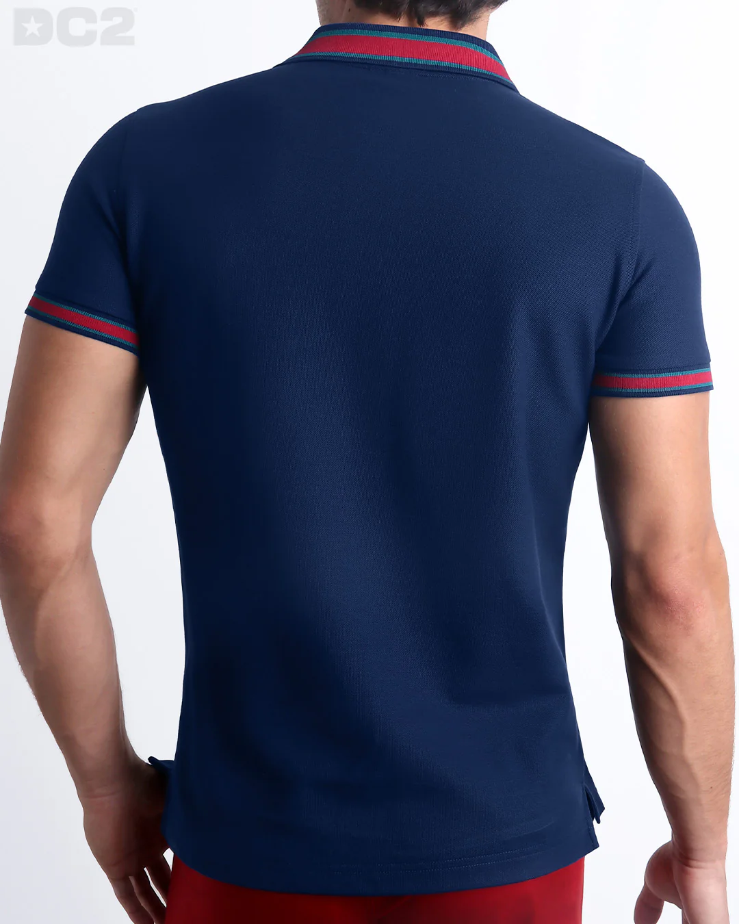 FONTAINE BLUE - Polo Shirt Pima Cotton Peru | DC2 - Image 3