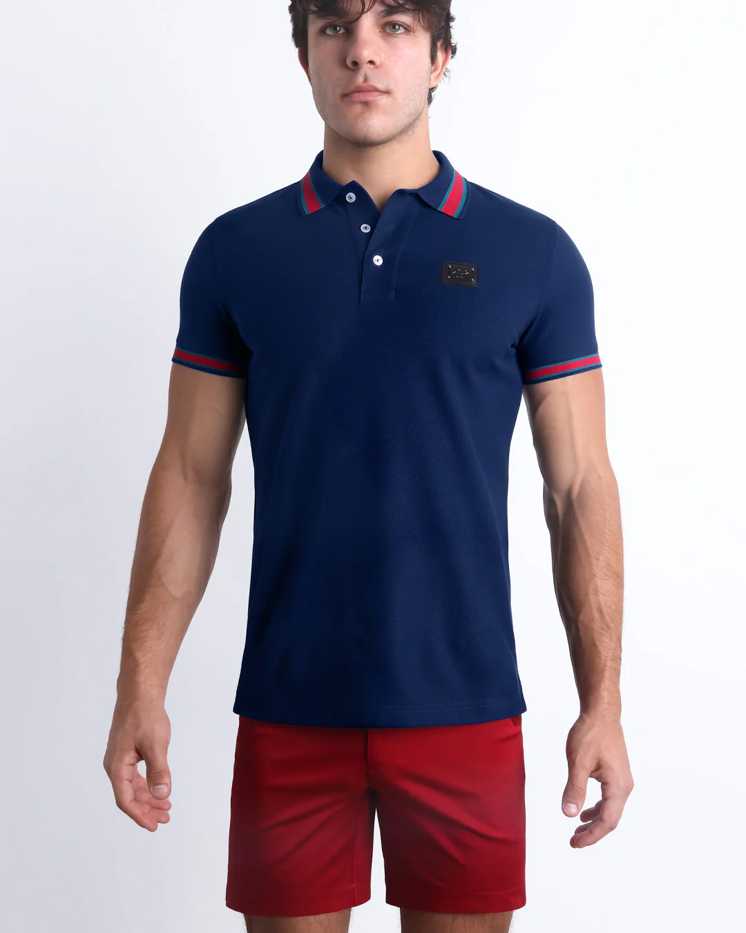 FONTAINE BLUE - Polo Shirt Pima Cotton Peru | DC2 - Image 6